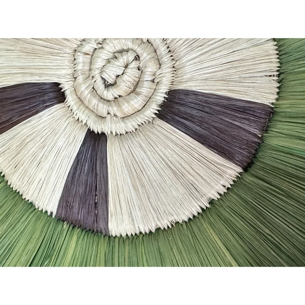 Native Tribe Style Woven Round Basket Decorative Bowl 11'